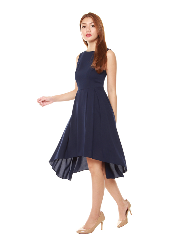 Summer Dress in Navy Blue